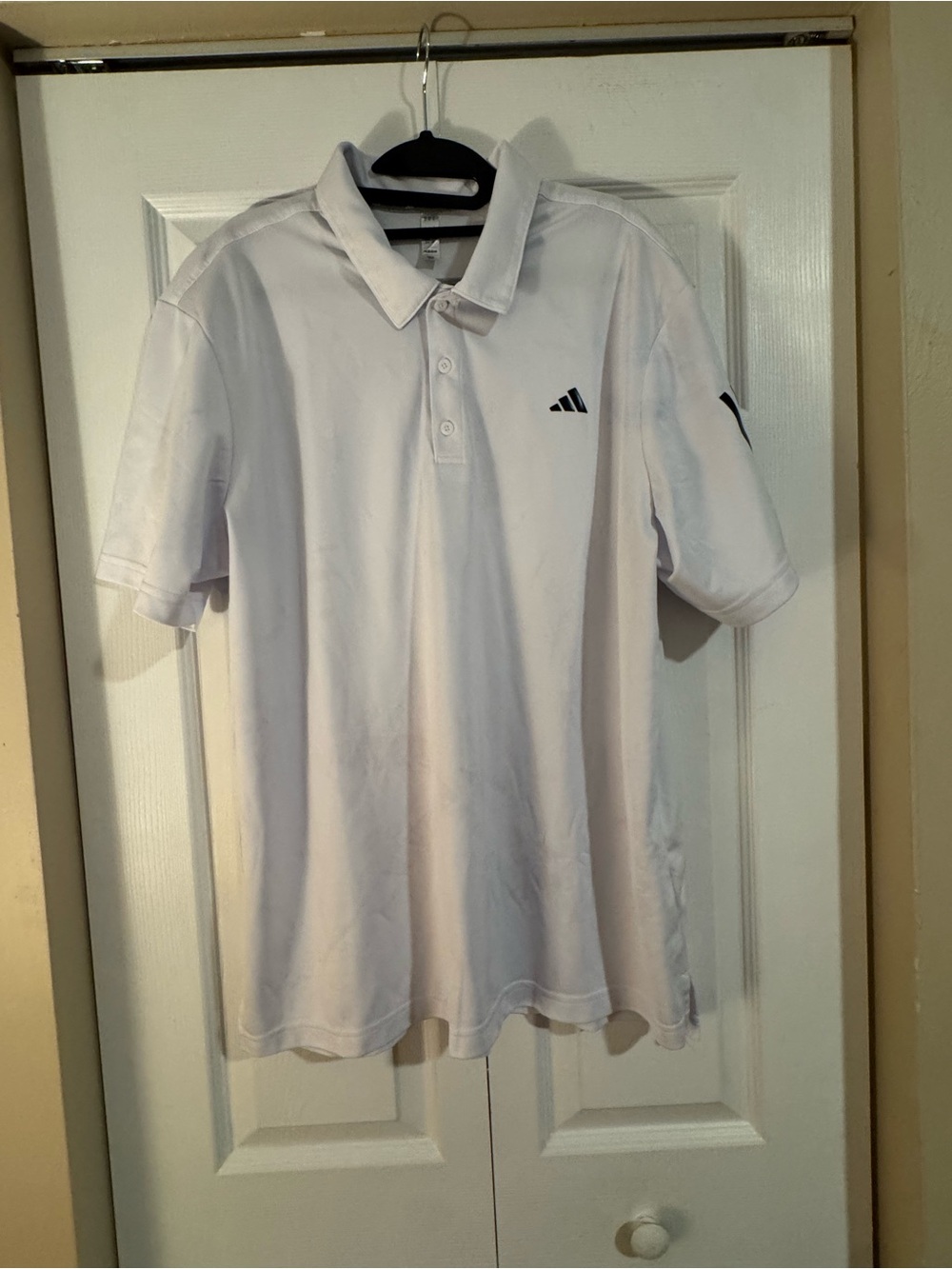 Adidas White Performance Golf Polo Shirt Men’s Size XL - Picture 2 of 5